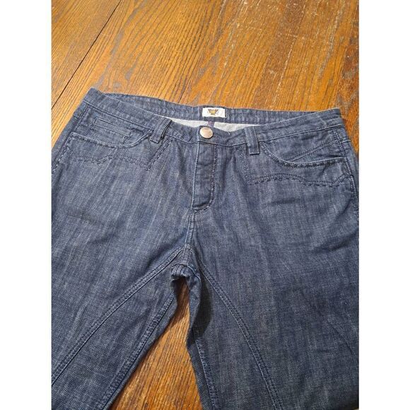 Vintage 40 Waist Antik Denim Streetwear Baggy Denim Blue Jeans Coin Button Fly - Picture 2 of 10